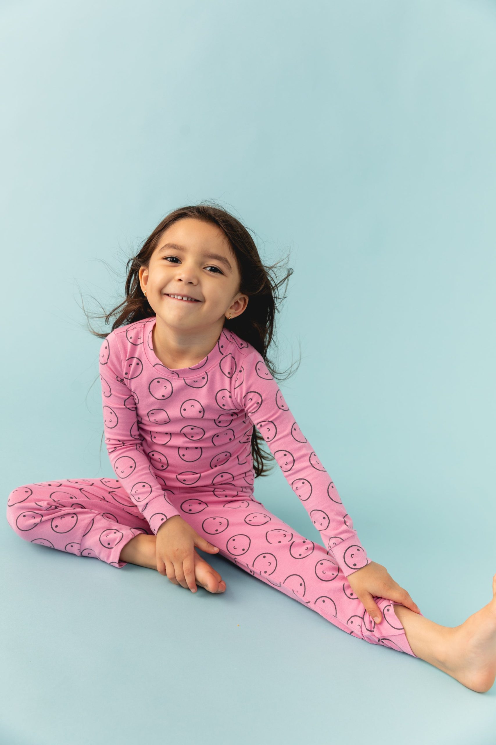 Pink Bubblegum Long Sleeve Happy Pajamas - Image 2
