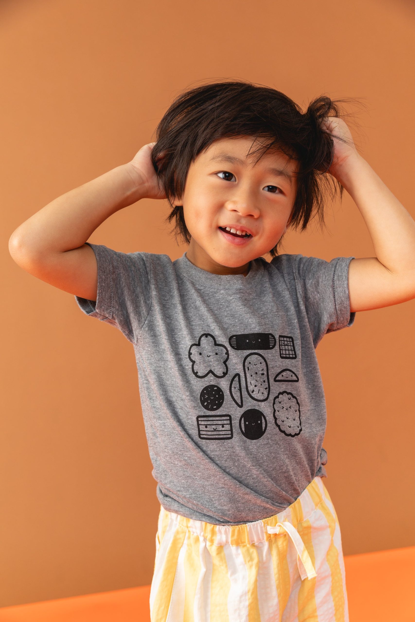 Kawaii Rice Cracker Baby + Kid + Adult Graphic Tee - Image 2