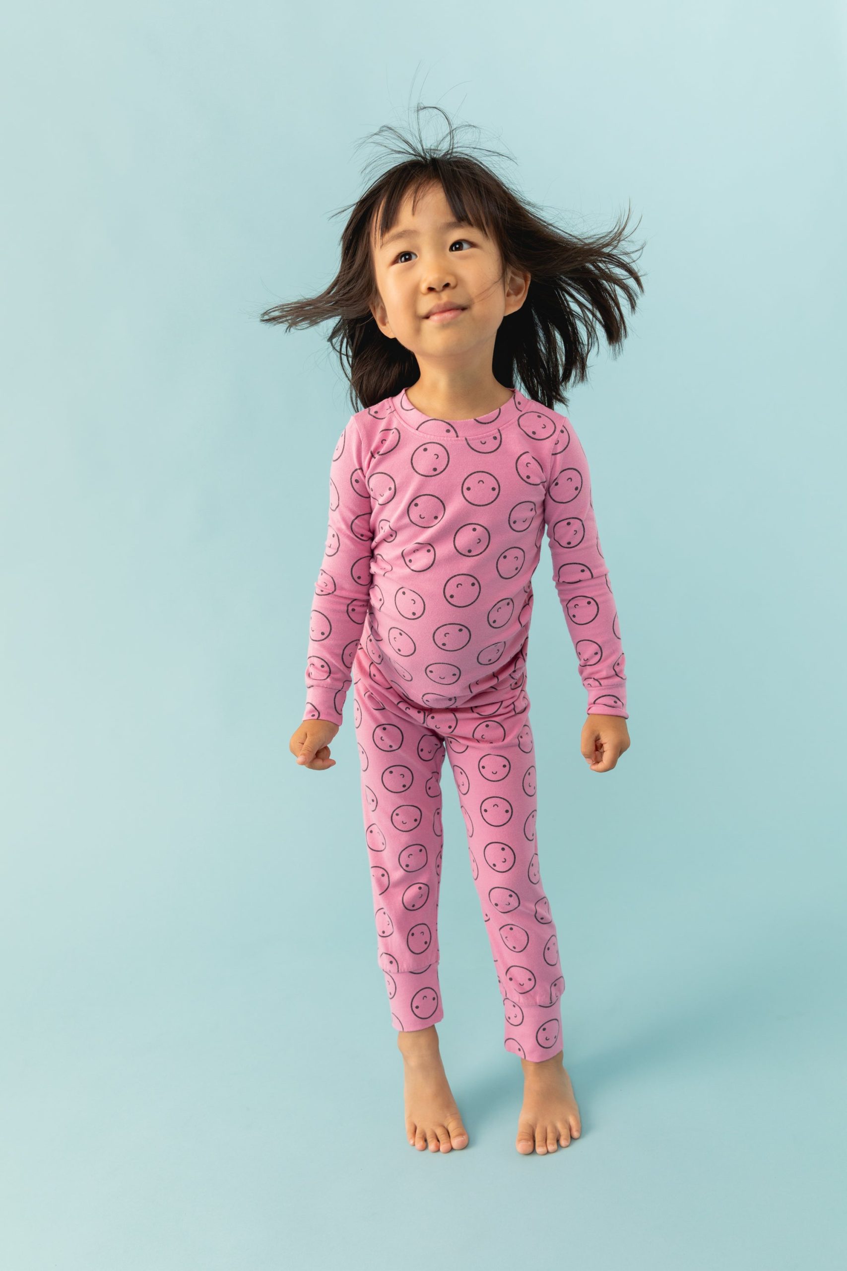 Pink Bubblegum Long Sleeve Happy Pajamas - Image 5