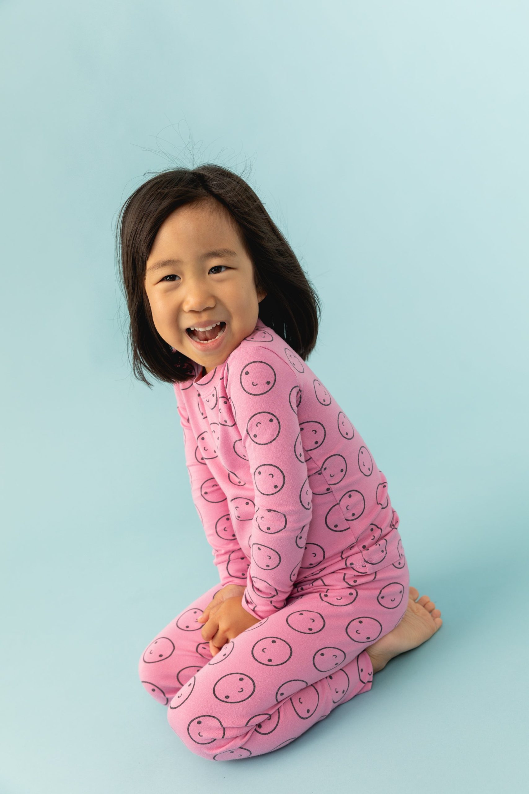 Pink Bubblegum Long Sleeve Happy Pajamas - Image 3