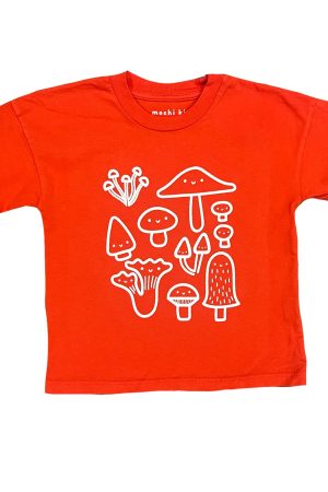 Kawaii Mushroom Kids Graphic Tee