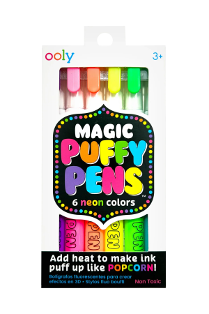 Magic Neon Puffy Pens