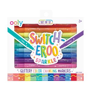 Switch-Eroo! Sparkle Glittery Color-Changing Markers