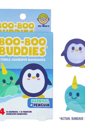 Narwhal and Penguin Bandages