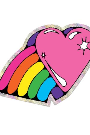 Rainbow Heart Sticker