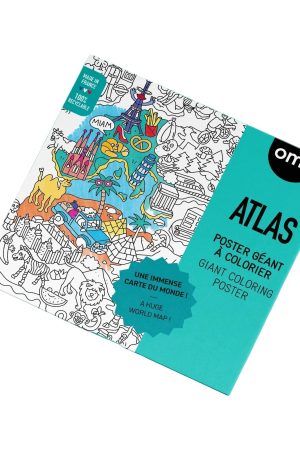 Atlas Giant Coloring Poster