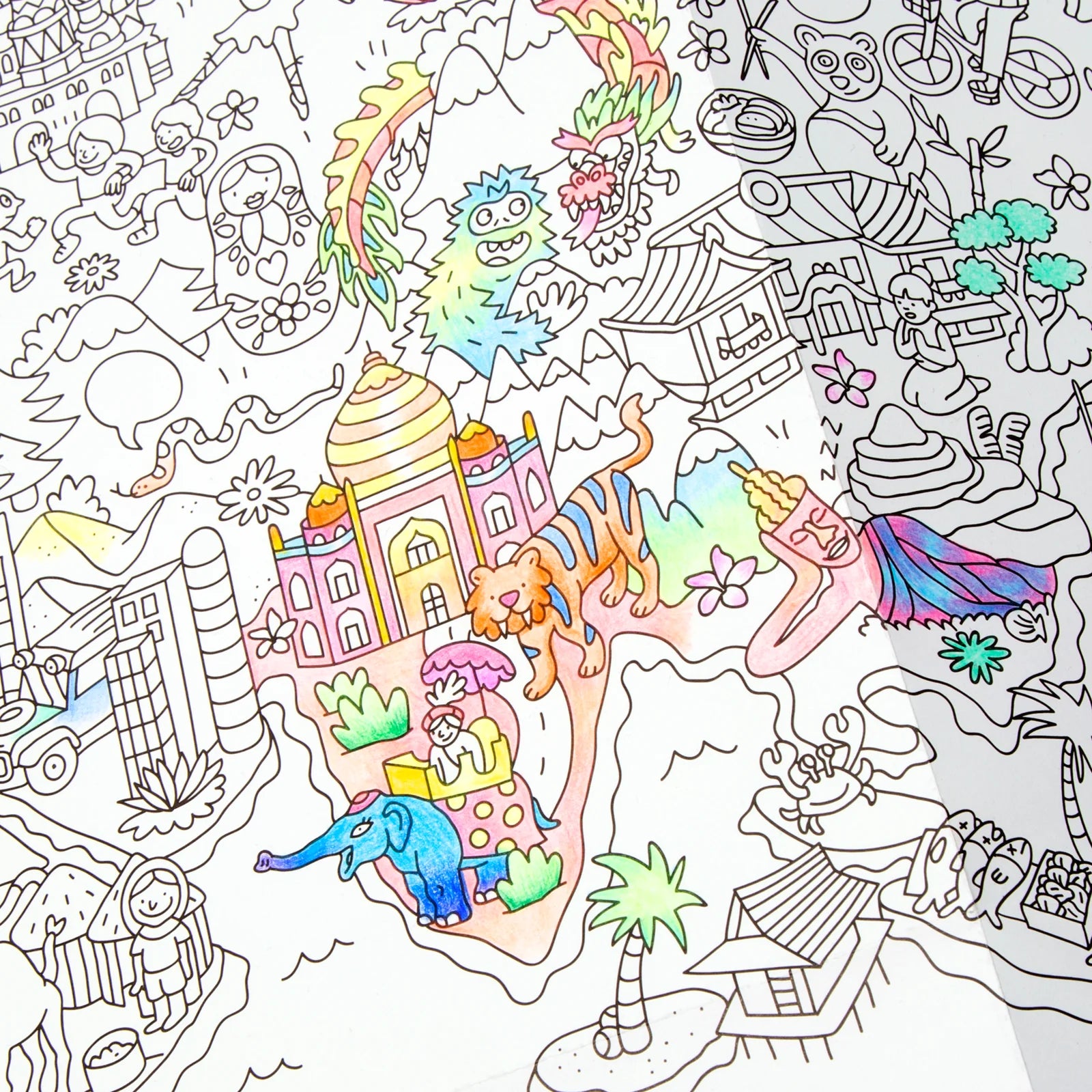 Atlas Giant Coloring Poster - Image 5