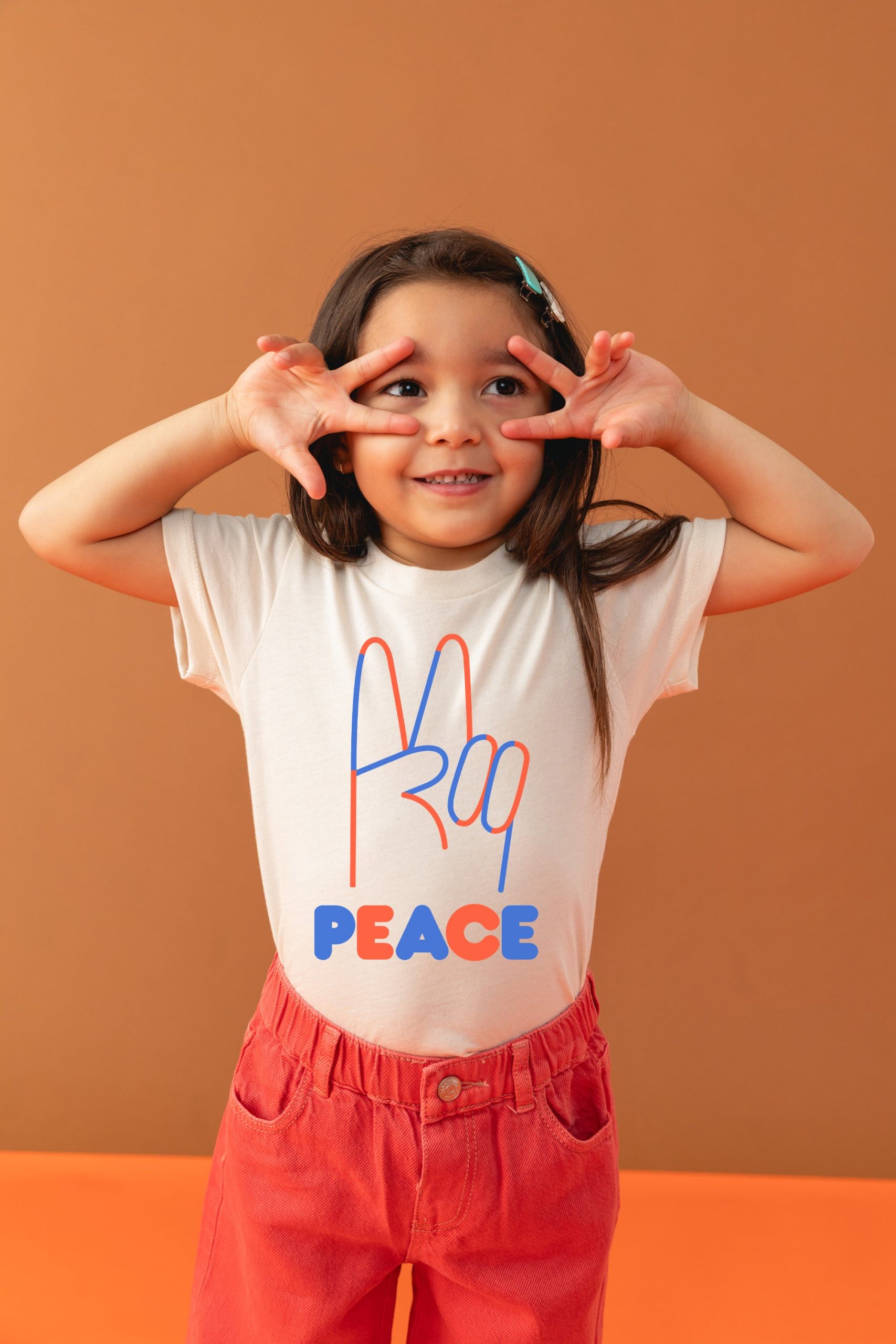 Peace Baby + Kids + Adult Graphic Tee - Image 3