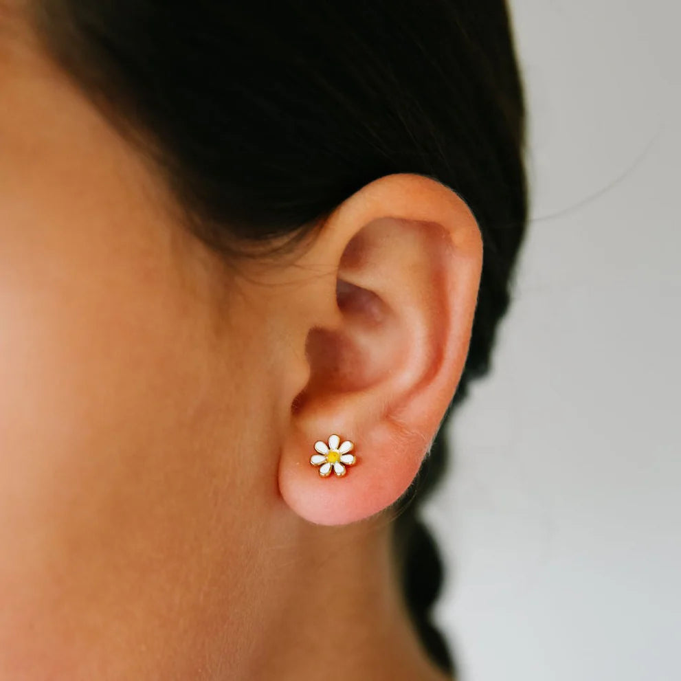 Blush Daisy Earrings - Image 2
