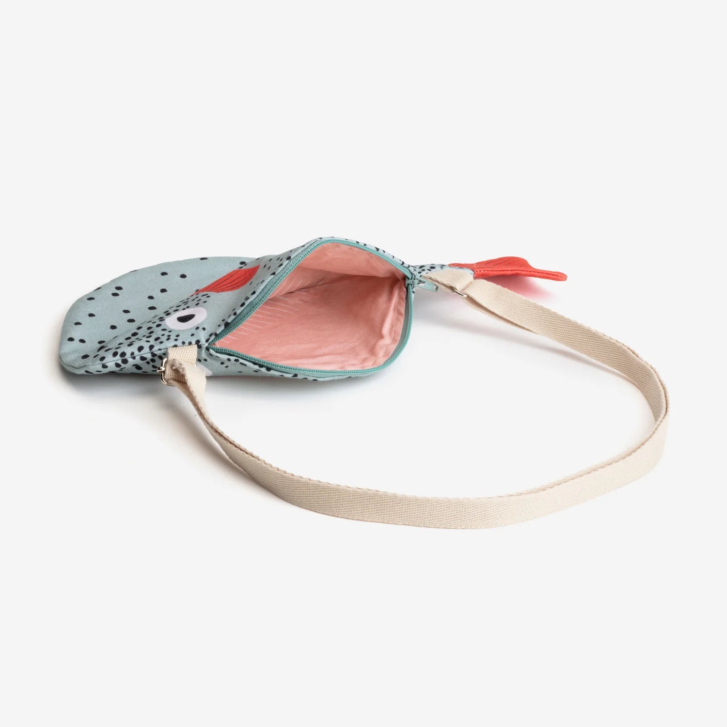 Aqua Pufferfish Bag - Small - Image 2