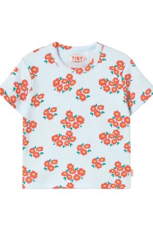 SALE Blossoms Ribbed Tee
