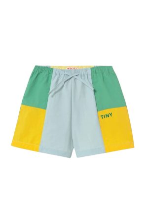 SALE Color Block Woven Shorts