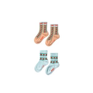 Roses Medium Length 2-Pack Baby Socks