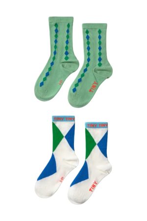 Diamond Medium Length 2-Pack Socks