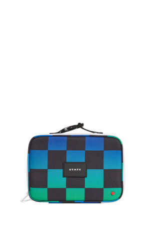 Blue Checkerboard Rodgers Lunchbox