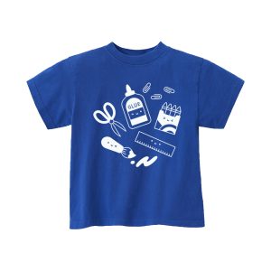 Kawaii School Supplies Kids Graphic Tee
