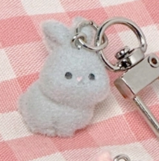 Fluffy Animal Mini Keyring - Image 7