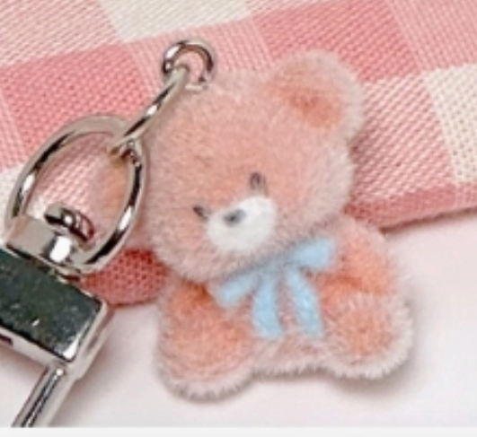 Fluffy Animal Mini Keyring - Image 3