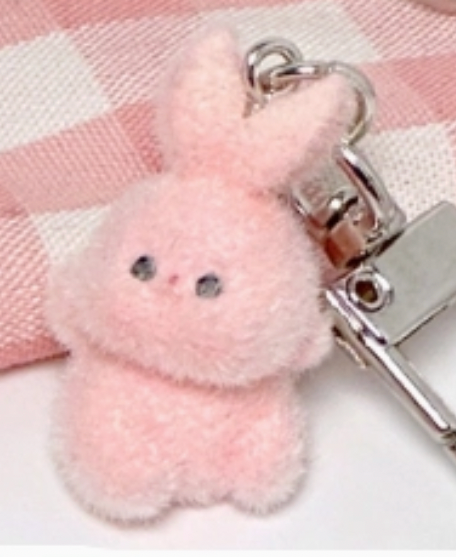 Fluffy Animal Mini Keyring - Image 6