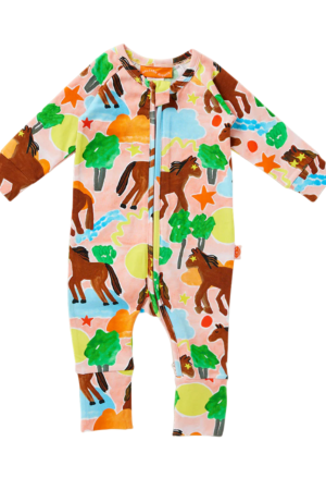 Giddy Up Long Sleeve Romper