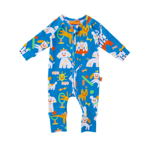 Puppy Park Long Sleeve Romper
