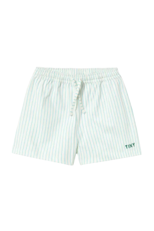 Cyan Fine Stripes Swim Trunks