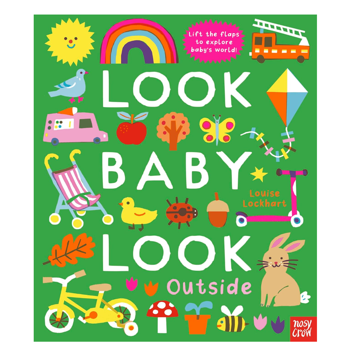 Outside - Look Baby Look Board Book by Louise Lockhart