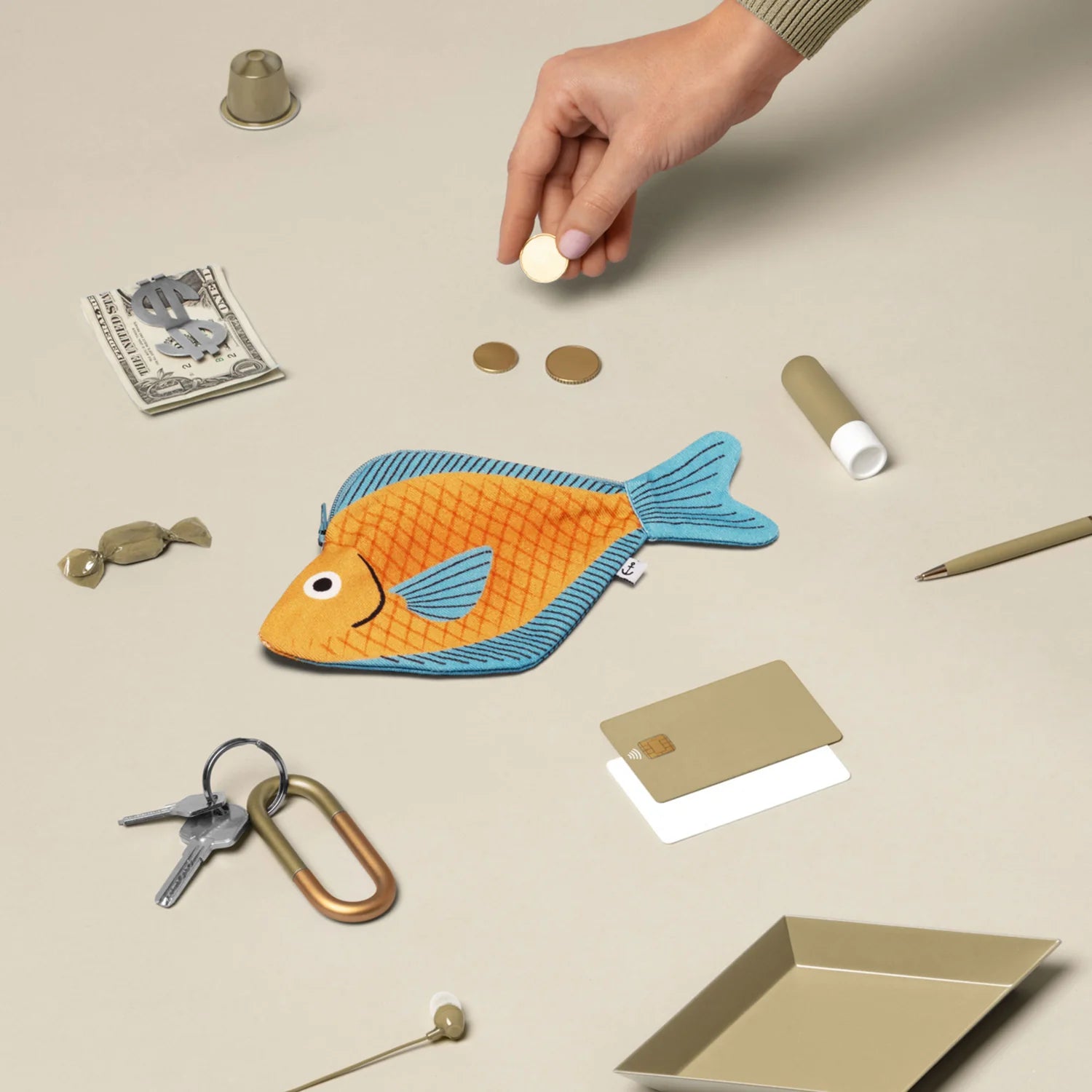 Seabream Purse - Yellow - Image 2