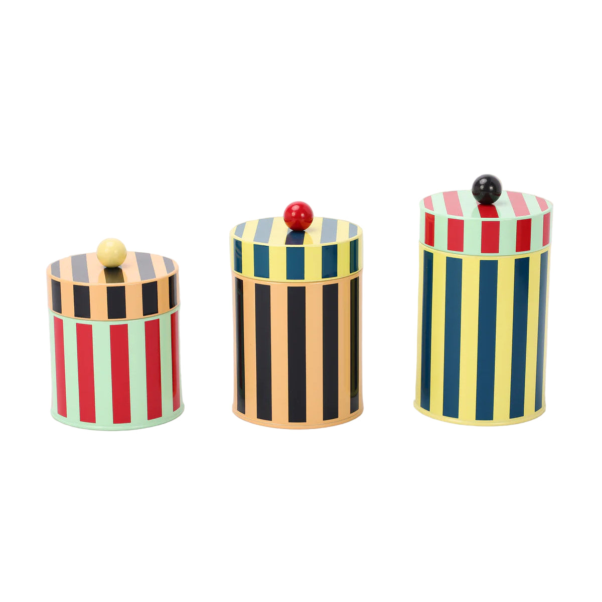 Stripe Canisters