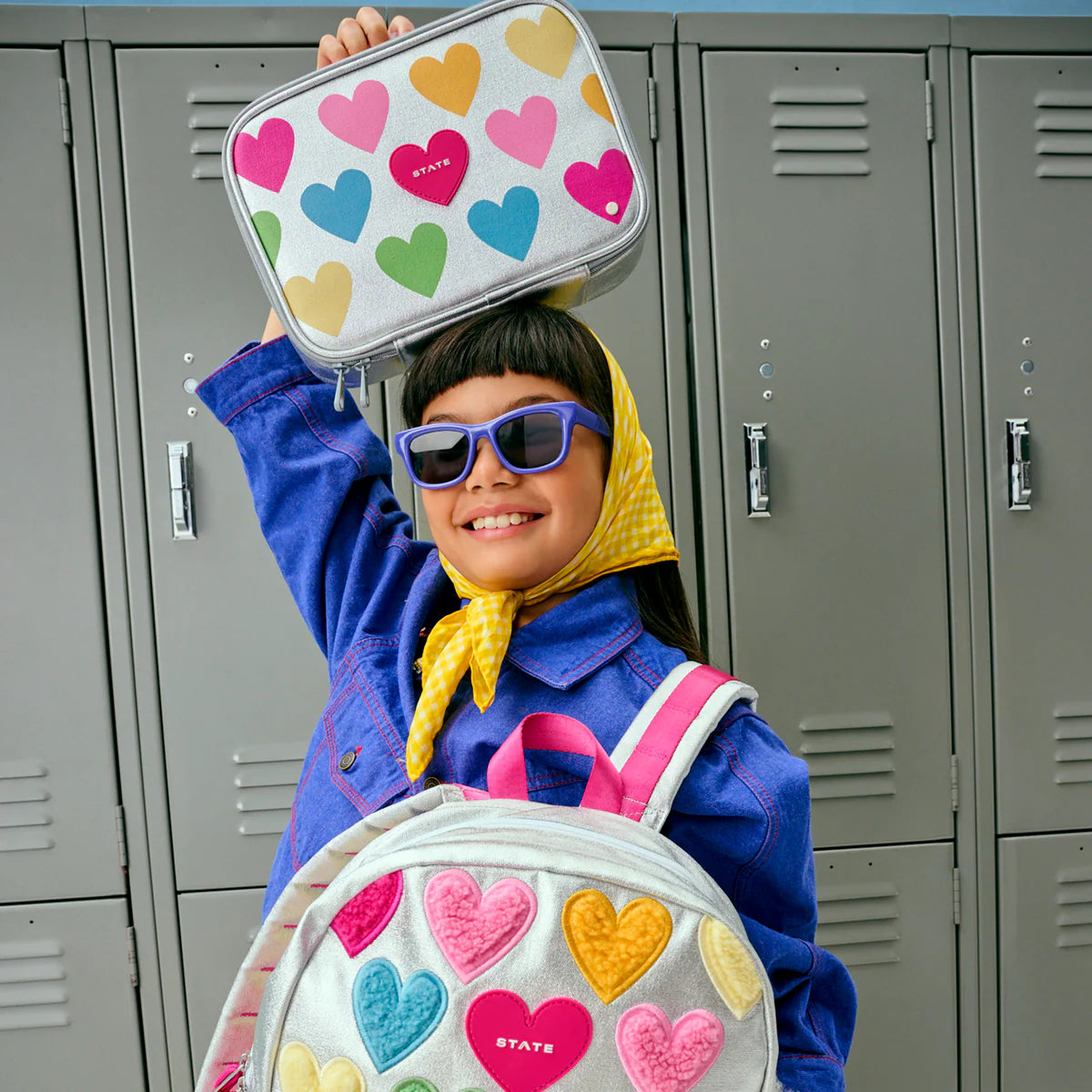Happy Rainbow Hearts Rodgers Lunchbox - Image 2