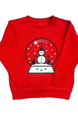 SALE Snow Globe Kids + Adult Sweatshirt