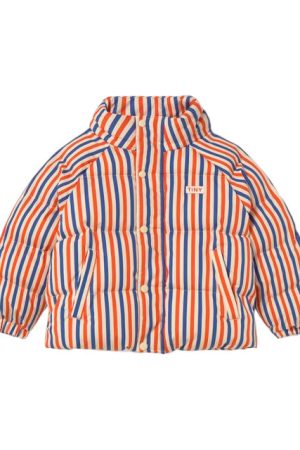 SALE Stripes Short Padded Jacket
