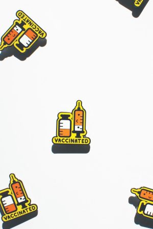 SALE Kawaii Vaccinated Enamel Pin