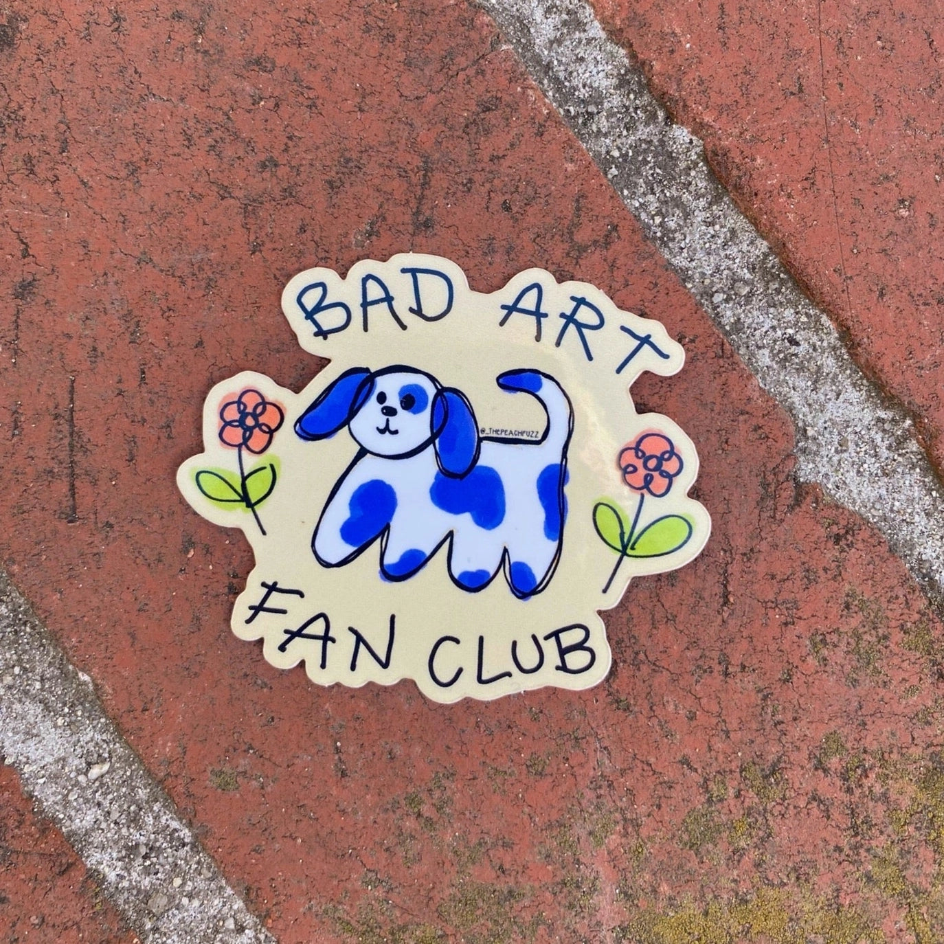 Bad Art Fan Club Sticker - Image 3