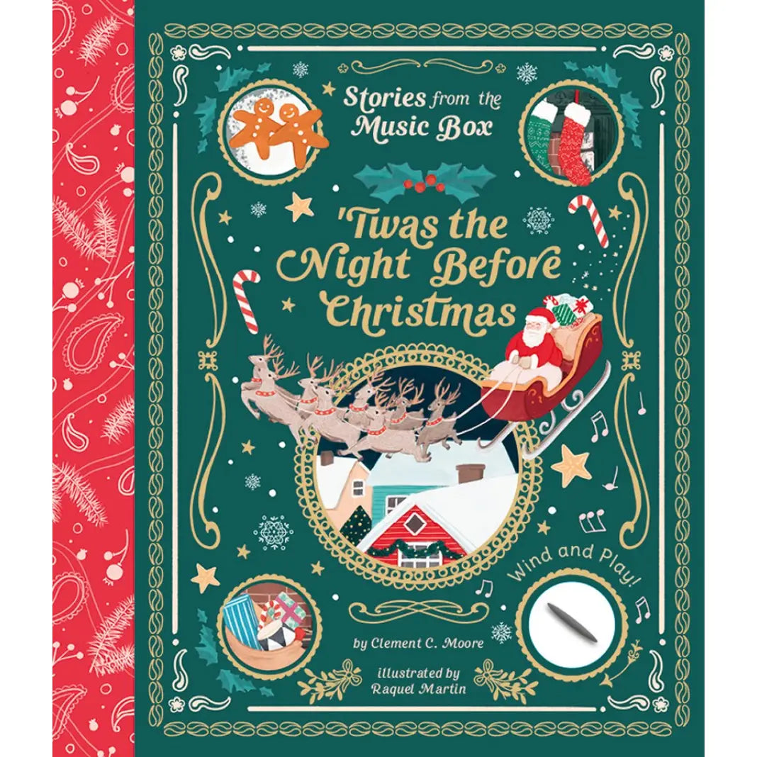 SALE Stories from the Music Box: 'Twas the Night Before Christmas by Clement C. Moore & Raquel Martin