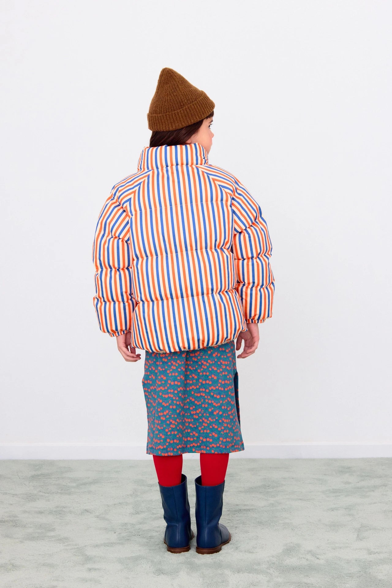 SALE Stripes Short Padded Jacket - Image 5
