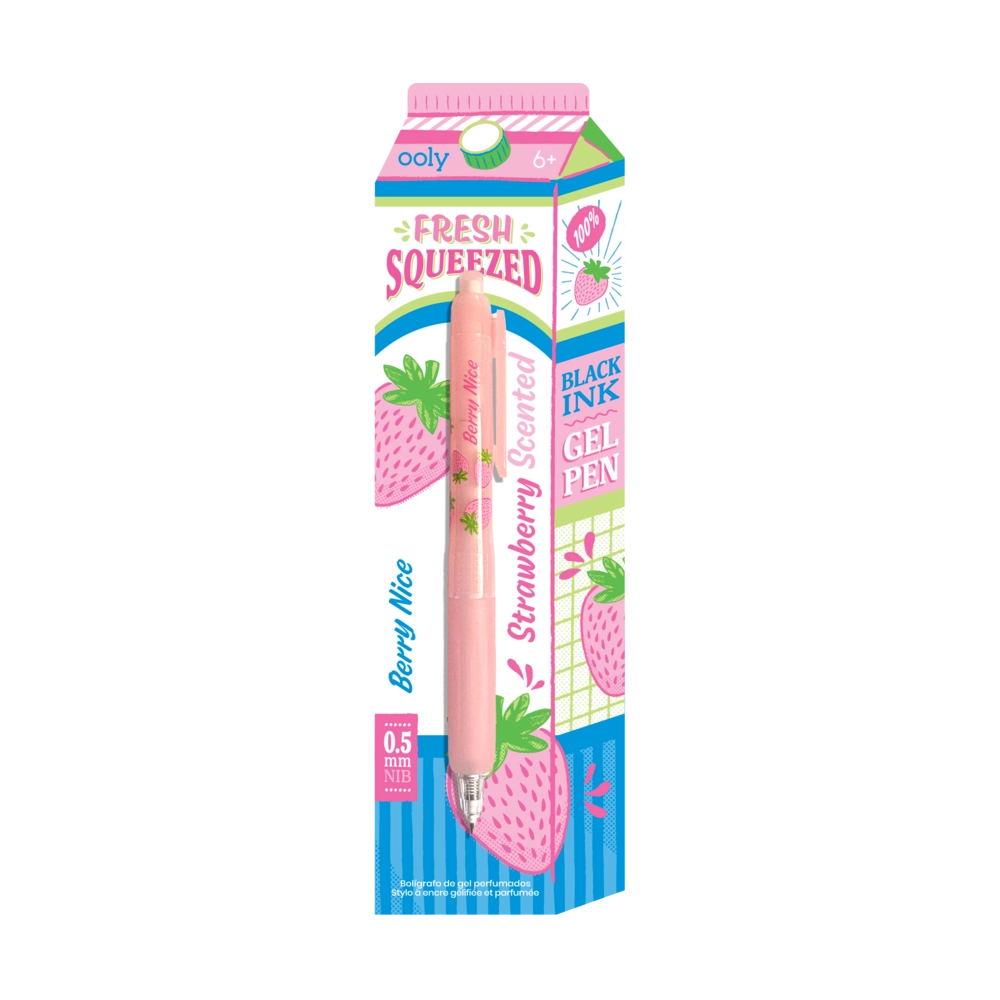 Strawberry Fresh Squeezed Scented Gel Pen