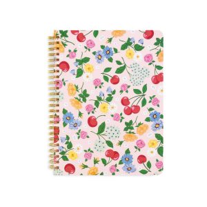 Flowers and Fruit Rough Draft Large Notebook