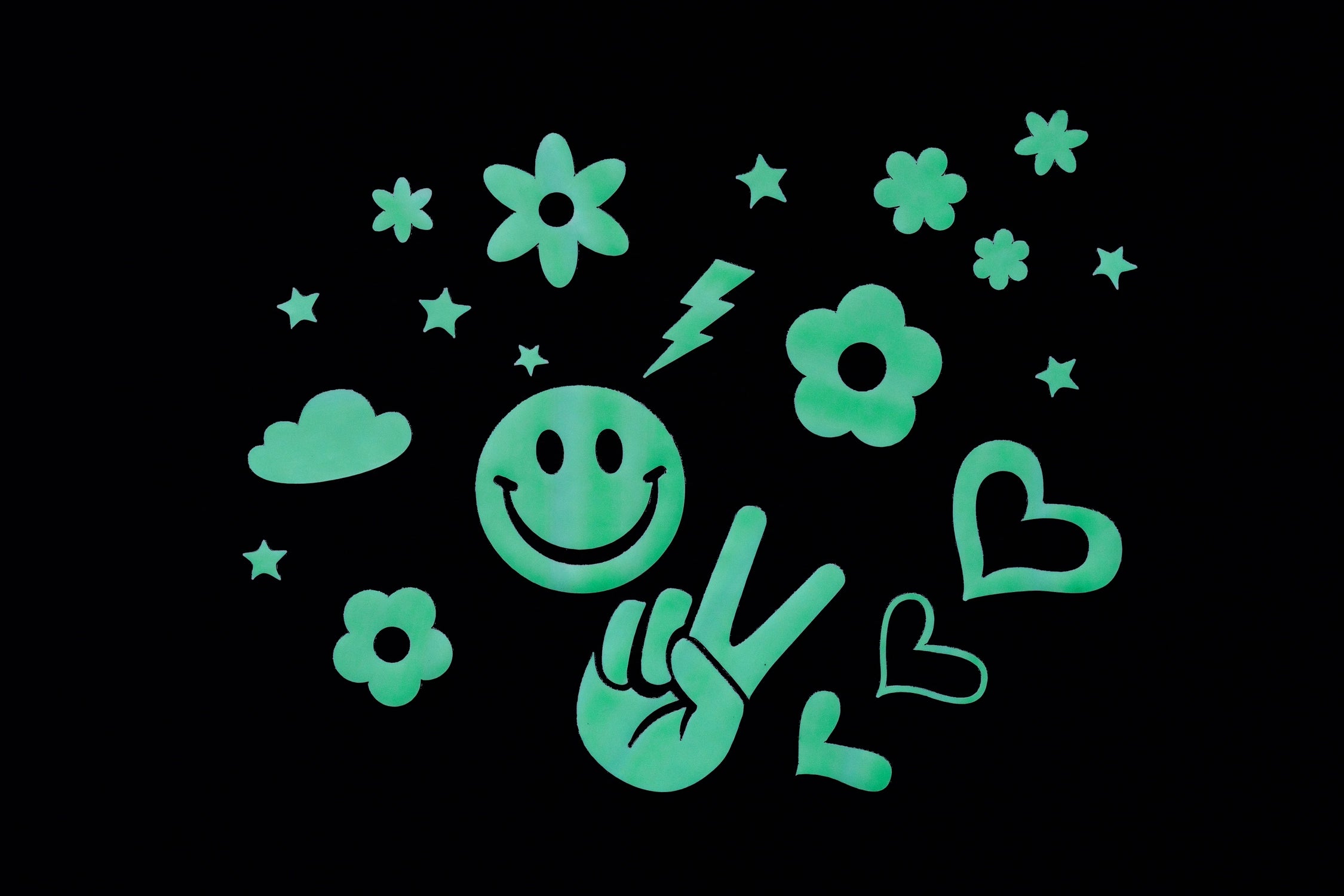 Happy Days Glow-in-the-Dark Stickers - Image 2