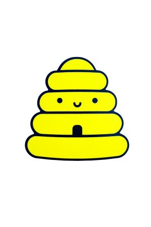Beehive Vinyl Sticker