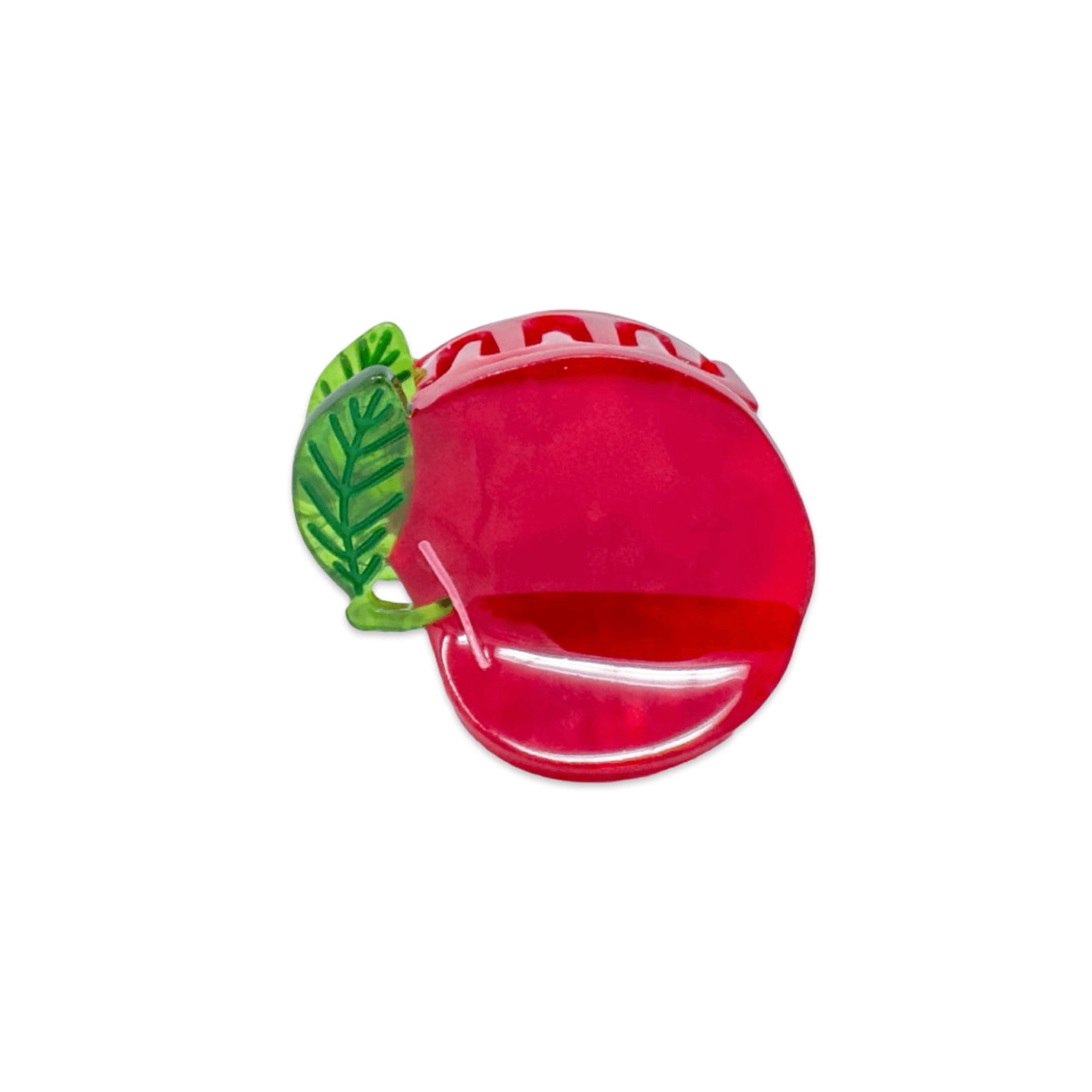 Mini Red Apple Hair Claw Clip - Image 8