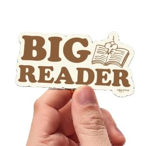 Big Reader Vinyl Sticker