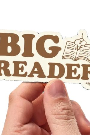 Big Reader Vinyl Sticker