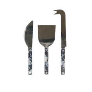 Cheese Knives - Black/White