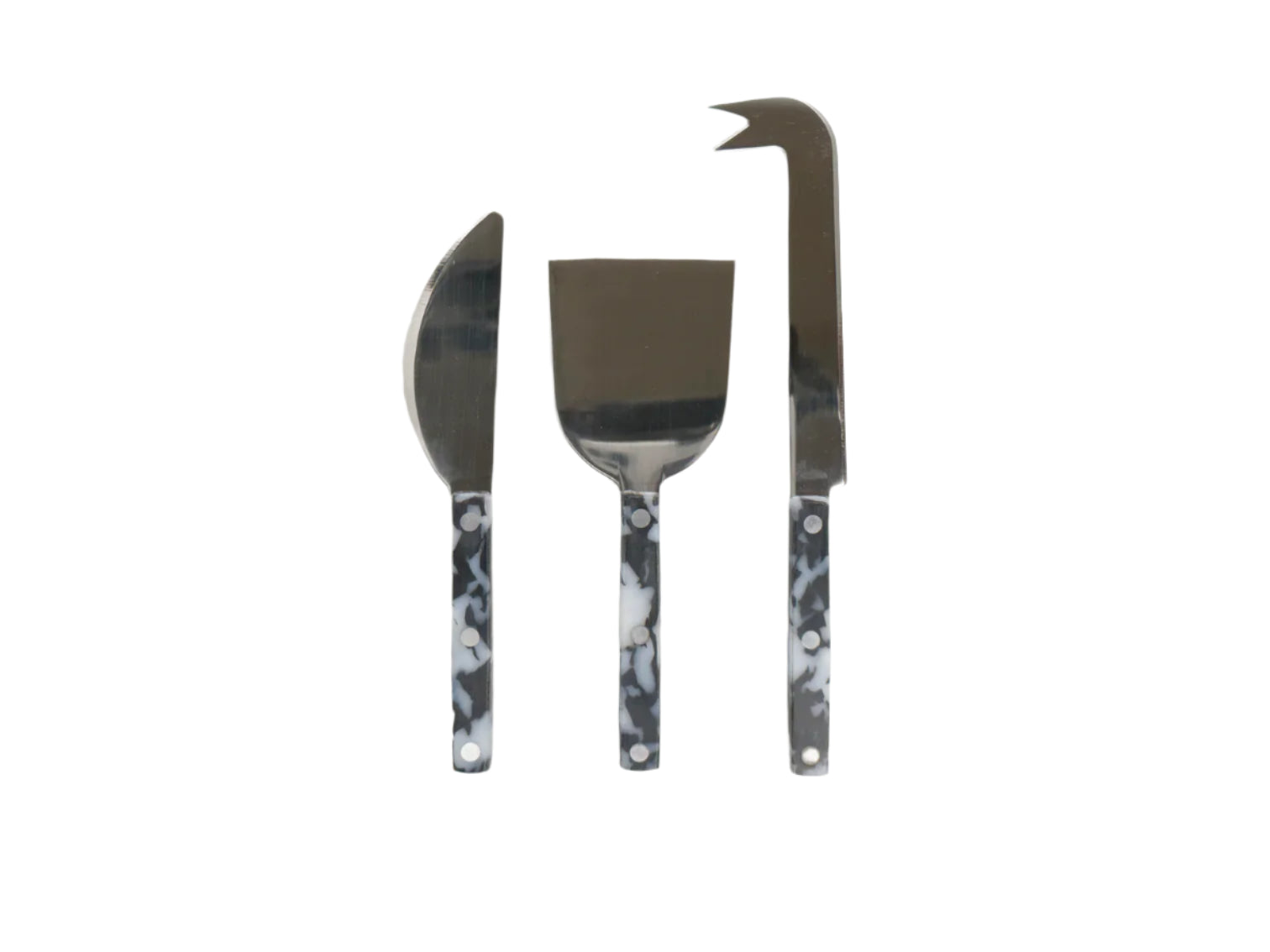 Cheese Knives - Black/White
