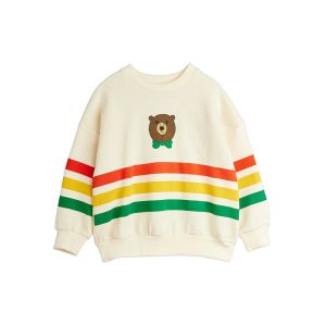 SALE Bear Stripe Sweatshirt