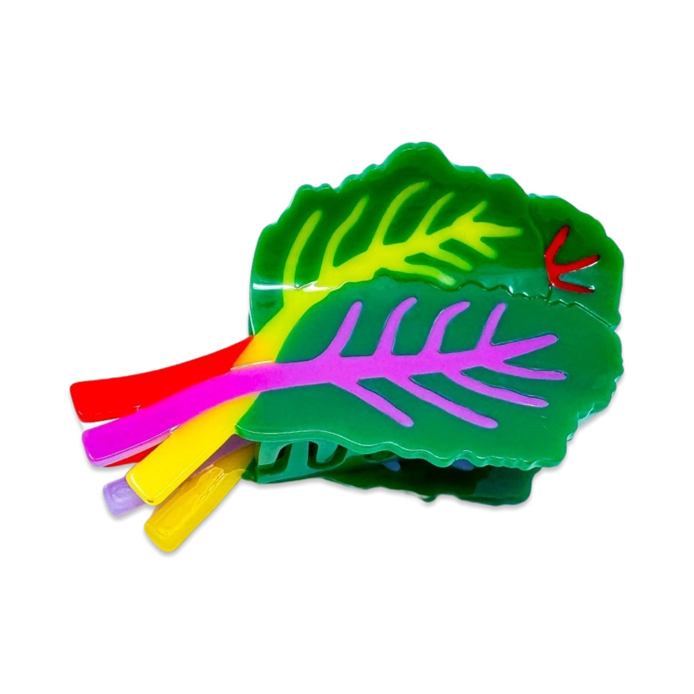 Rainbow Chard Hair Claw - Image 3