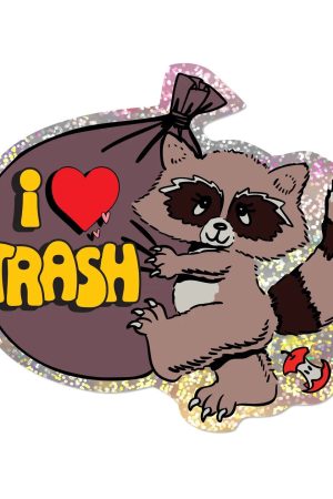 I Love Trash Sticker