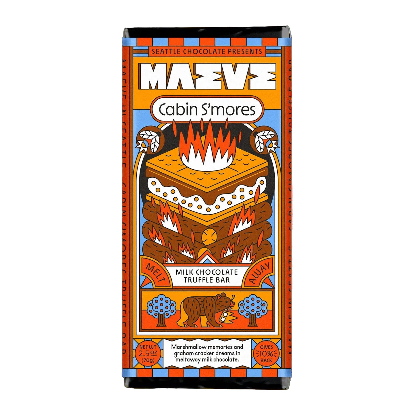 Cabin S'mores Truffle Bar