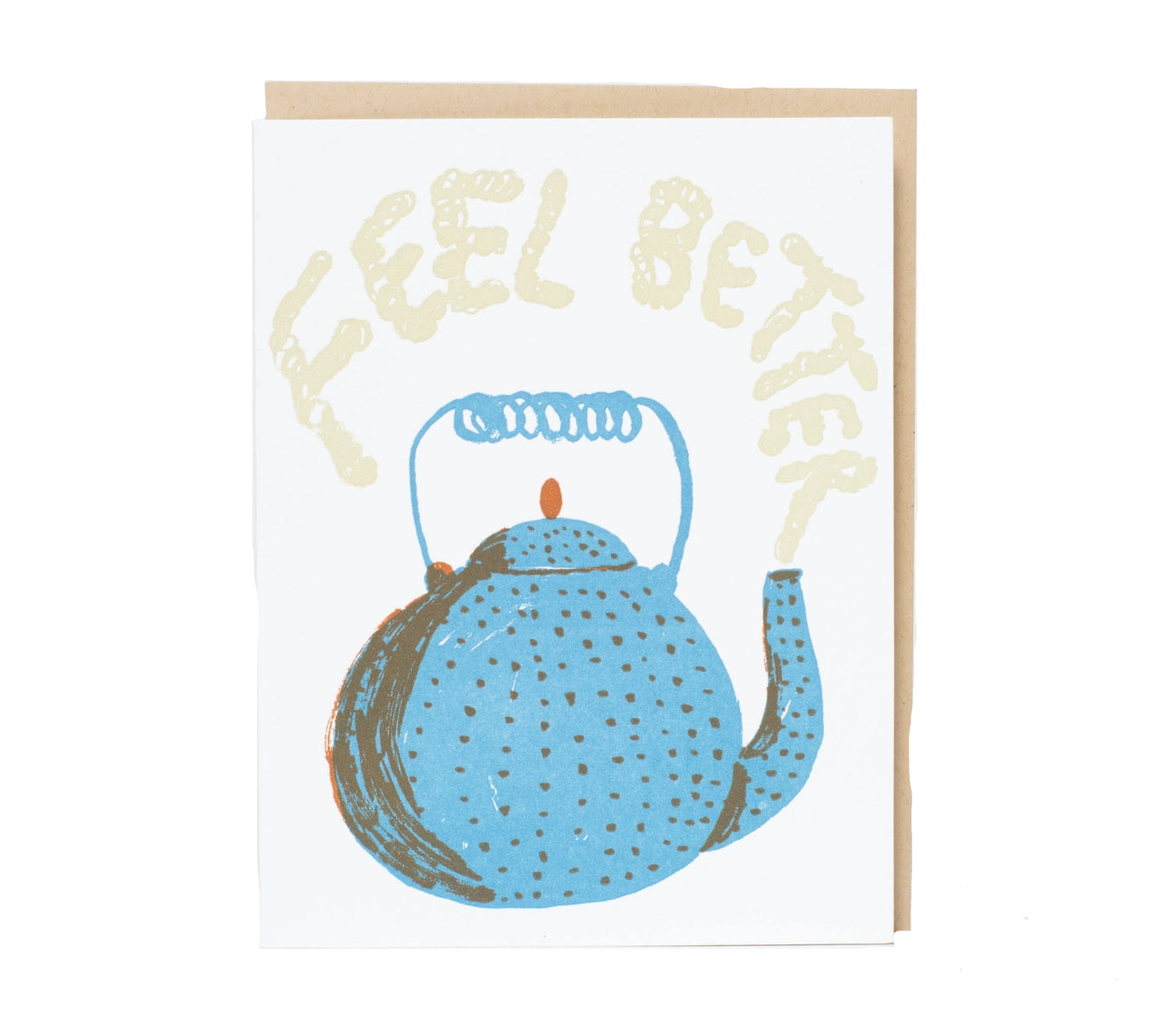 Feel Better Teapot Sympathy Card